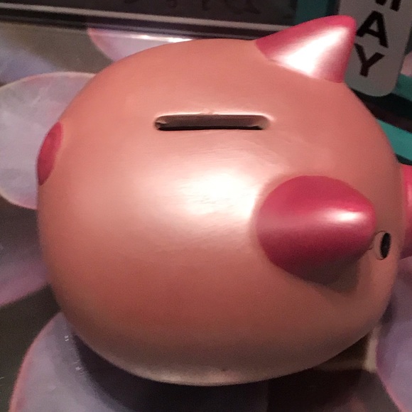 New Pink Ceramic 🐷Pink Pig Piggy Bank - Picture 6 of 16